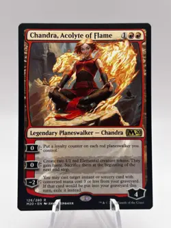 Chandra, Acolyte of Flame 126/280 Core Set 2020 M20 MTG NM - Image 1