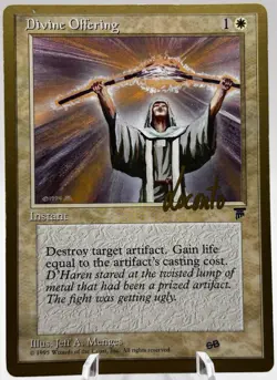 Divine Offering Michael Locanto 1996 World Championship MTG LP - Image 1