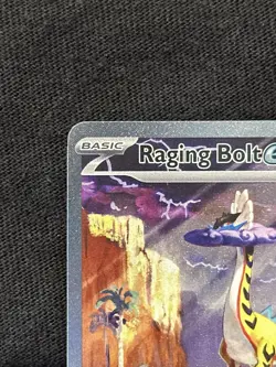 Pokemon TCG Temporal Forces Raging Bolt EX 208/162 Special Illustration - Image 3