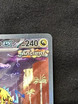 Pokemon TCG Temporal Forces Raging Bolt EX 208/162 Special Illustration - Image 4