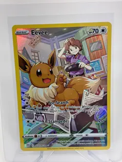 Pokemon Eevee Full Art Holo Ultra Rare TG11/TG30 Brilliant Stars - Image 1