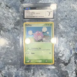 Pokemon Koffing EX Delta Species 72/113 Reverse Holo 2005 Common CGC 7 - Image 1