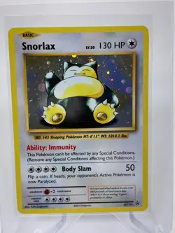 Pokemon Snorlax XY179 Promo Holo Star - Image 1