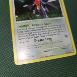 SWIRL 🌀💫 DOUBLE HOLO BLEED ERROR Garchomp 9/123 Mysterious Treasures Pokemon - Image 4