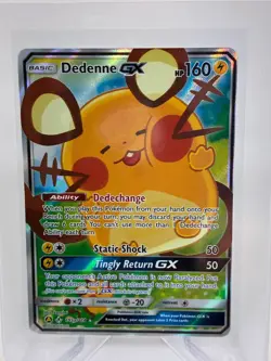 Pokemon Dedenne GX 195A/214 Alternate Art Holo Promo - Image 1
