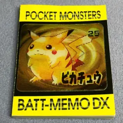 Pokemon Vintage Japanese Tomy Battle Game Note DX - Raichu Pikachu - #0919 - Image 3