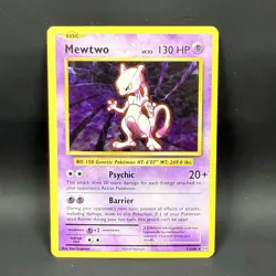 Pokemon Mewtwo 51/108 LP Cracked Ice Holo Rare Evolutions - Image 1