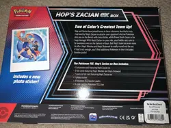 Pokemon TCG Hop's Zacian ex Box - Journey Together 4 Booster Packs New & Sealed - Image 2