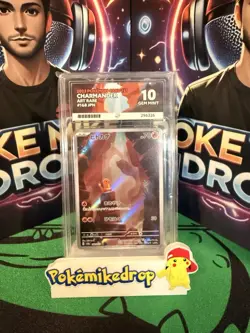2023 Pokemon Japanese Charmander Art Rare 151 Set #168 ACE Gem Mint 10 - Image 1