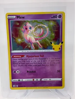 Pokemon Mew Holo 011/025 Celebrations 25th Anniversary - Image 1