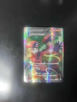Pokemon TCG XY Steam Siege Pokemon Ranger Full Art Ultra Rare Holo 113/114 - Image 2