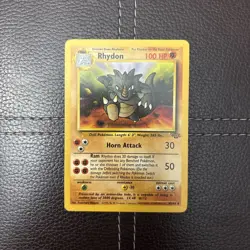 Pokemon TCG - Rhydon - 45/64 - Jungle - LP Unlimited Uncommon (1999) - Image 1