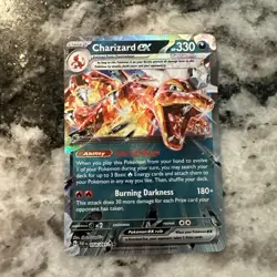 Charizard ex 054/91 Sv03: paldean fates Holo Pokemon TCG - Image 1