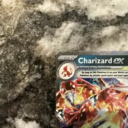 Charizard ex 054/91 Sv03: paldean fates Holo Pokemon TCG - Image 2