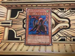 Harpie’s Pet Dragon FMR-002 Prismatic Secret Rare Damaged Yugioh Card - Image 1