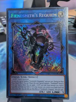 YuGiOh! Fiendsmith's Requiem INFO-EN046 Secret Rare 1st Ed - Image 1
