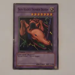 twin-headed thunder dragon super rare mrd-120 metal raiders 1st edition 2800/21… - Image 1