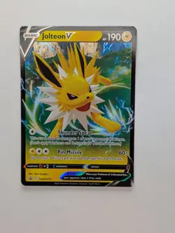 Jolteon V - SWSH151 - Pokemon Sword & Shield Promo Ultra Rare Holo Card NM - Image 1