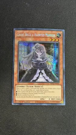 1x Yu-Gi-Oh! Ghost Belle & Haunted Mansion - MP22-EN258 - Prismatic -1st Ed - NM - Image 1