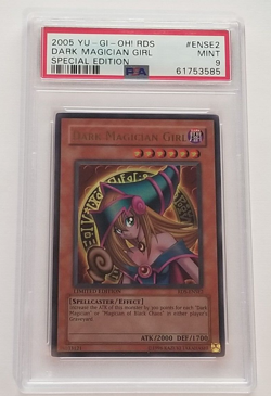 Yugioh 2005 Dark Magician Girl RDS-ENSE2 PSA 9 Special Edition - Image 1
