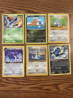 Pokemon TCG Dratini & Dark Dragonair Lot Of 6 Cards (See Pictures & Description) - Image 1
