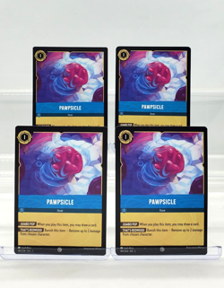 Disney Lorcana Pawpsicle 169/204 Rise of the Floodborn Common 4 Cards Set - Image 1