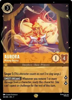 Aurora Waking Beauty 14/204 Archazia's Island Legendary Non-Foil Disney Lorcana - Image 1
