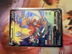 Pokemon TCG Blaziken V TG14/TG30 Holo Ultra Rare Silver Tempest Trainer Gallery - Image 1