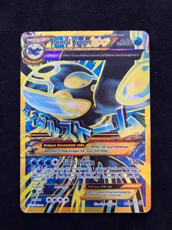 Pokemon TCG Ancient Origins Primal Kyogre EX Full Art Card 96/98 - Image 1