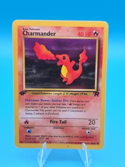 Charmander 50/82 Team Rocket Regular First Edition Wotc Pokemon Card LP - Image 1