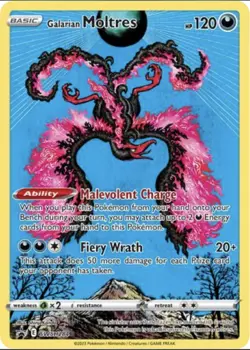 Galarian Moltres Promo SWSH284 NM - Pokemon TCG - Image 1