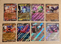 Pokemon Scarlet And Violet Base Lot Of 8 Ex Cards - Image 1