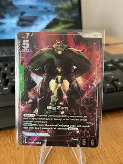 R+ Alternate Big Zam - GD01-027 - Gundam Card Game - Newtype Rising - Image 1