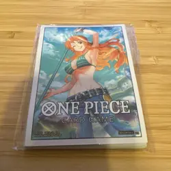 One Piece Card Game Promo Nami Sleeve Card protection 10 Sleeves Standard Size - Image 2