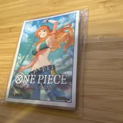 One Piece Card Game Promo Nami Sleeve Card protection 10 Sleeves Standard Size - Image 3