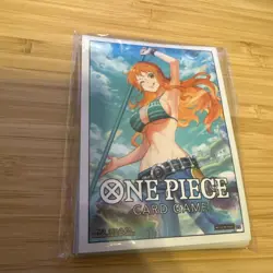 One Piece Card Game Promo Nami Sleeve Card protection 10 Sleeves Standard Size - Image 4