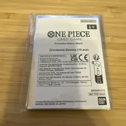 One Piece Card Game Promo Nami Sleeve Card protection 10 Sleeves Standard Size - Image 5