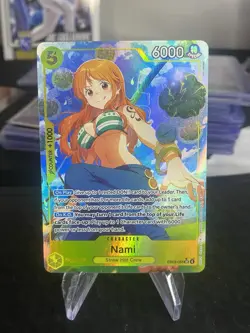 One Piece Card Game Nami SR Alt Art EB03-053 English NM Heroines Edition - Image 1