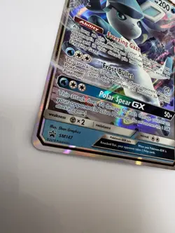 Pokemon TCG Glaceon GX SM147 Promo Holo Card English Card Stock - Image 2