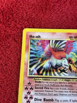 Ho-oh 07/64 Neo Revelation Holo Wotc Pokemon Card Played - Image 2