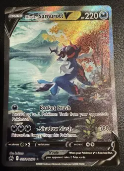 Pokemon Hisuian Samurott V GG51 Crown Zenith Galarian Gallery Ultra Rare Holo - Image 1
