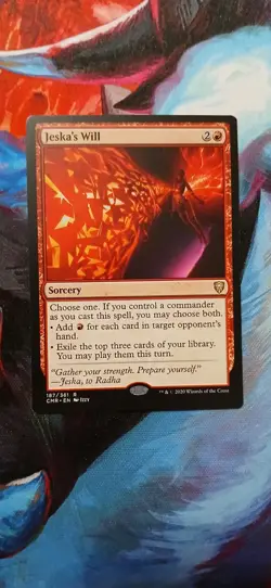 Magic: The Gathering Jeska's Will Rare Card #187 Commander Legends English - Image 1