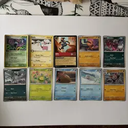 Vintage Pokemon cards bundle job lot 155 in total - Image 3