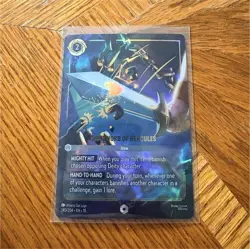 Disney Lorcana The Sword of Hercules Foil Item Card 240/204 Hercules - Image 1