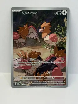 Spearow Illustration Rare 151/132 Me01: Mega Evolution Pokemon Card TCG - Image 1