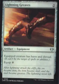Lightning Greaves - Commander Masters: #398, Magic: The Gathering Lp C288 - Image 1