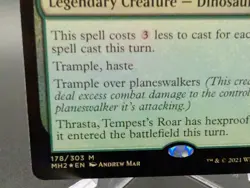 Thrasta, Tempest's Roar Modern Horizons 2 Foil - Image 2