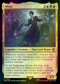 MTG Missy Foil ** Doctor Who ** English (NM) - Image 1