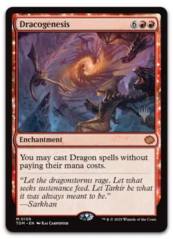 Dracogenesis #105 (NM) Tarkir Dragonstorm PPTDM Magic MTG - Image 1