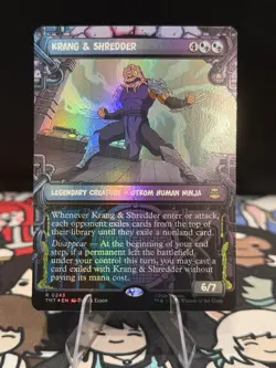 MTG: TMNT - Krang & Shredder (Showcase) Foil R 0245 - Image 1